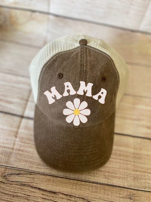 Daisy Mama cap , expecting mother gifts, mom cap
